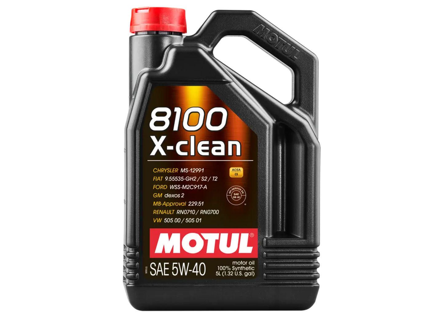 MOTUL 5W40 X-CLEAN 8100 5QT JUG