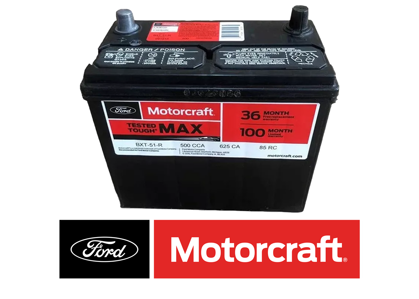 BXT-51R MOTORCRAFT BATTERY