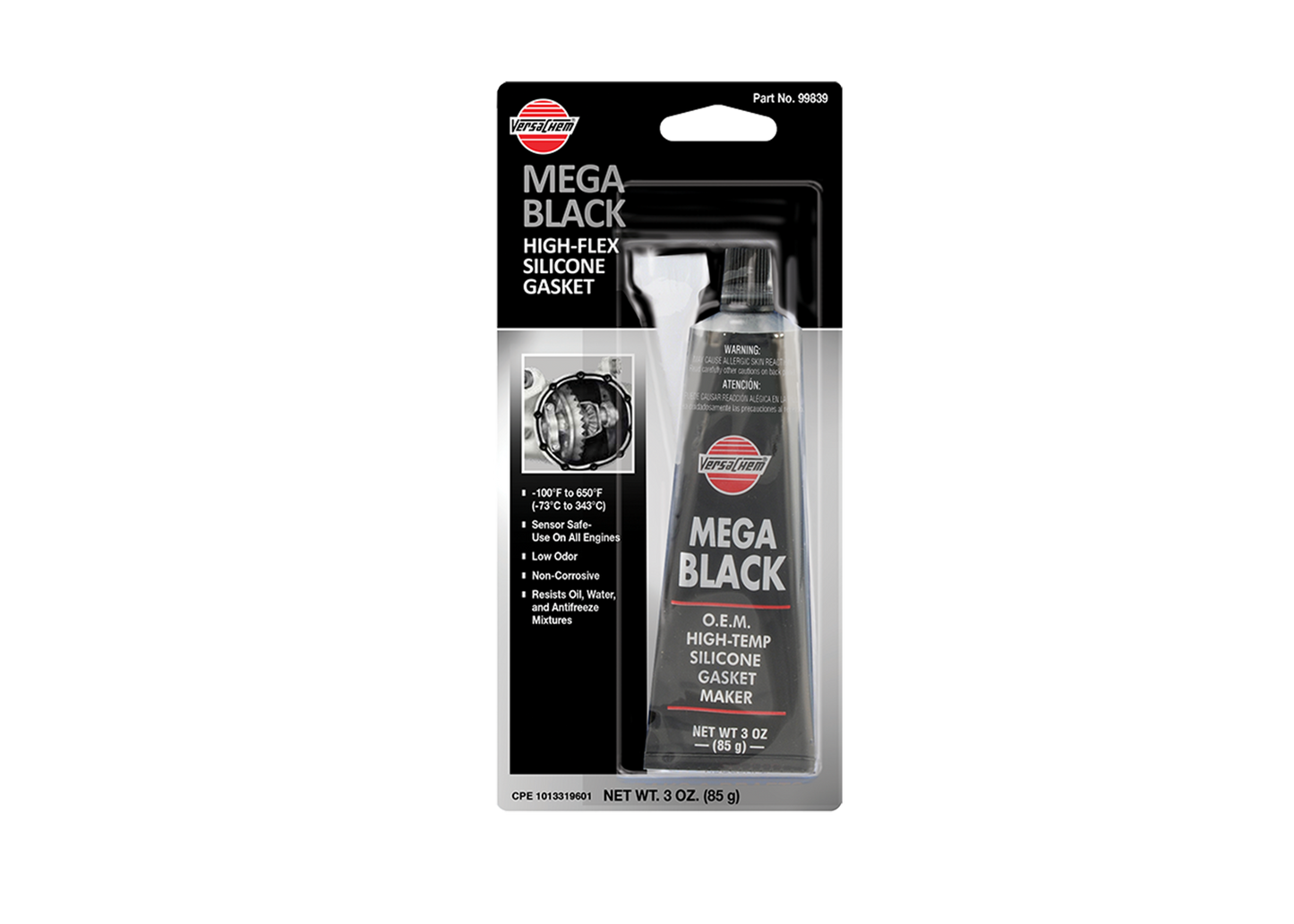 VERSACHEM BLACK SILICONE