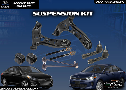 KIA RIO 2018-2023  HYUNDAI ACCENT 2018-2022 SUSPENSION KIT