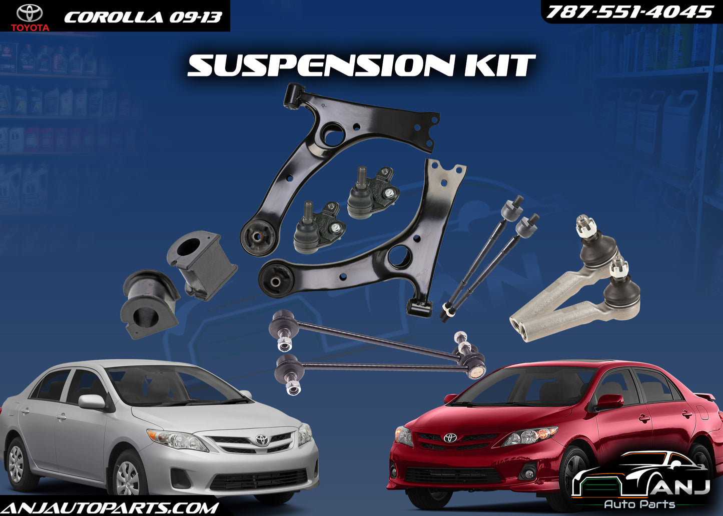 TOYOTA COROLLA 2009-2013 SUSPENSION KIT