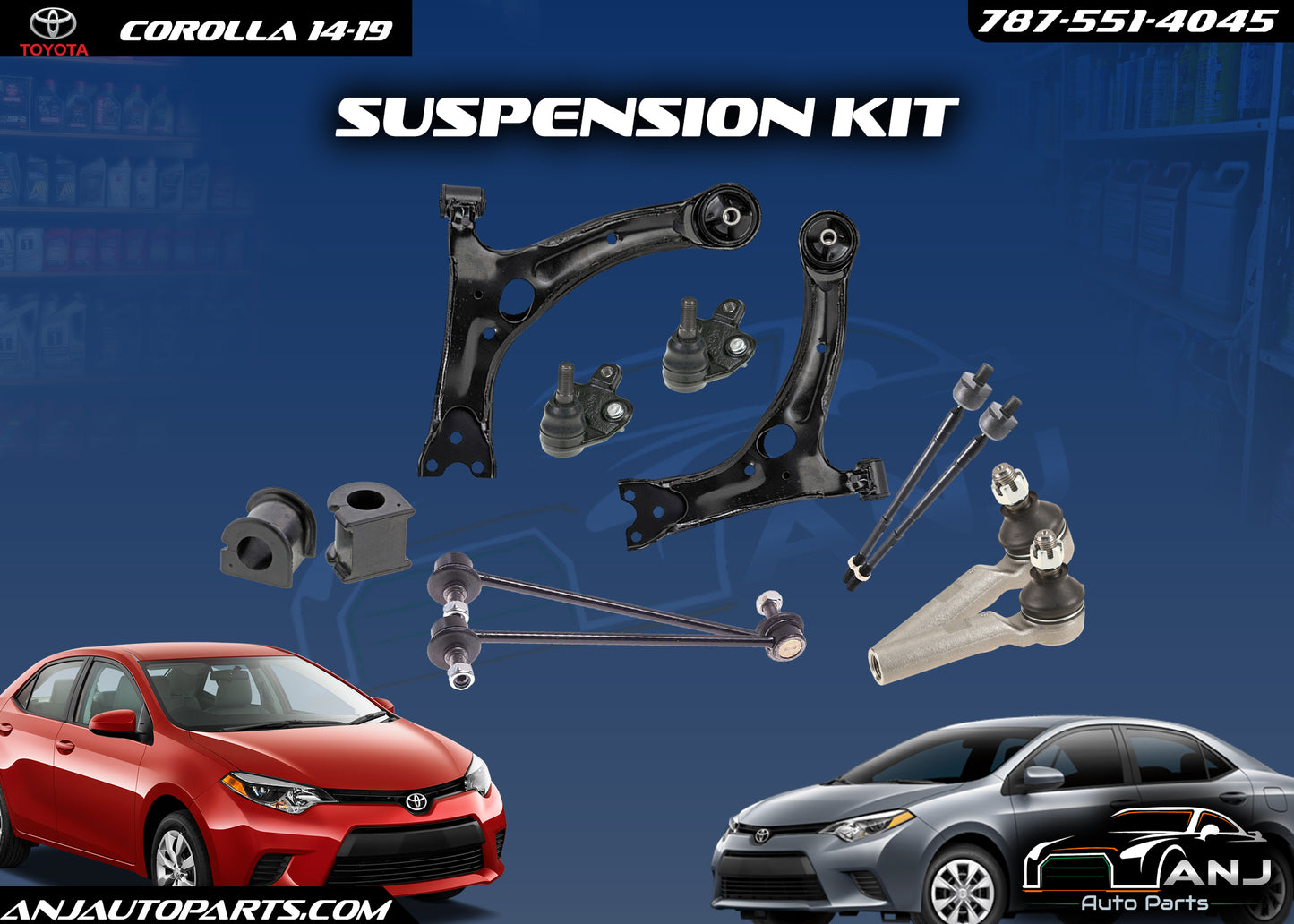 TOYOTA COROLLA 2014-2019 SUSPENSION KIT