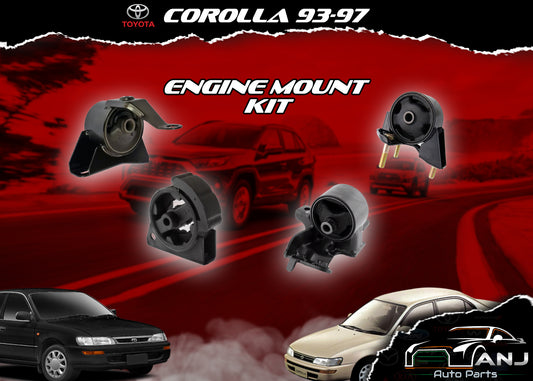 TOYOTA COROLLA 1993-1997 ENGINE MOUNT KIT