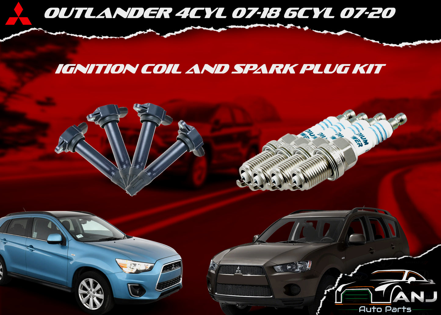 MITSUBISHI OUTLANDER 2007-2020 IGNITION COIL KIT