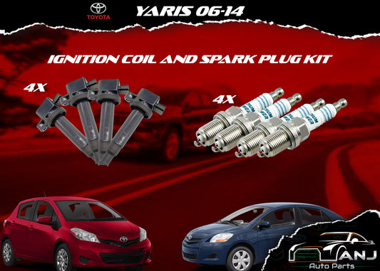 TOYOTA YARIS 2006 -2014 IGNITION COIL KIT