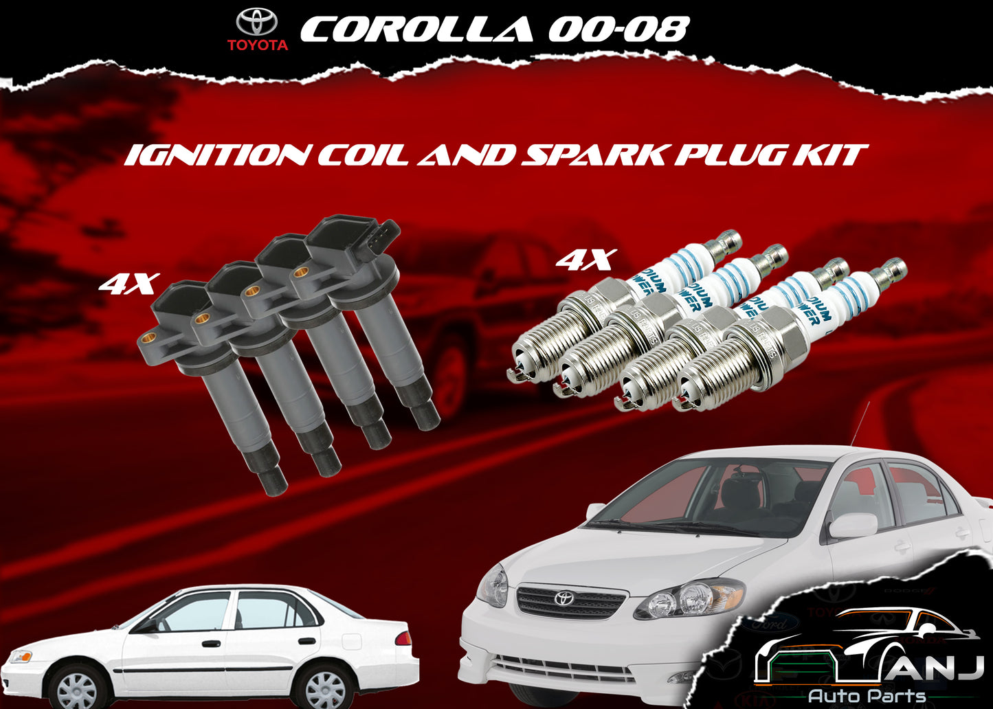 TOYOTA COROLLA IGNITION COIL KIT