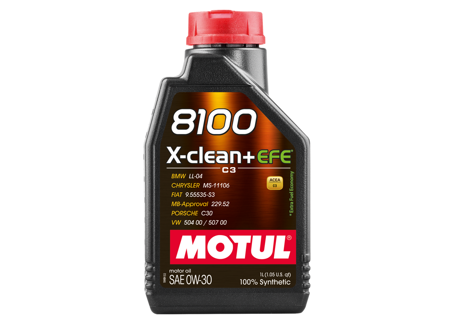 MOTUL 8100 X-CLEAN +EFE  0W30 1QT