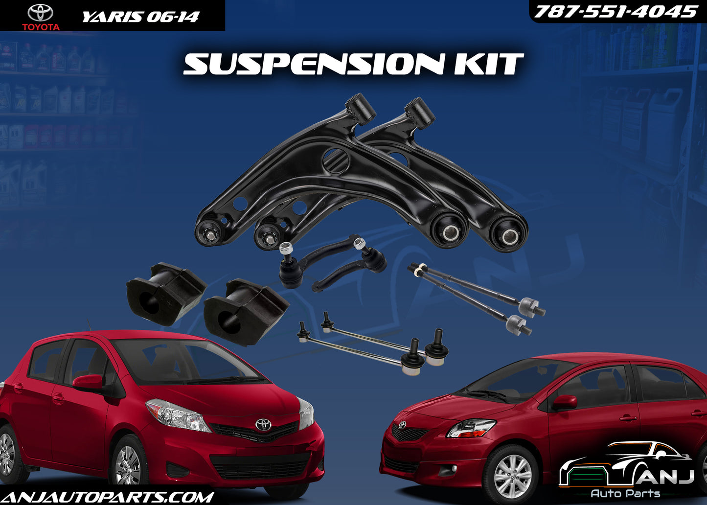 Toyota Yaris 2006-2014 Suspension Kit